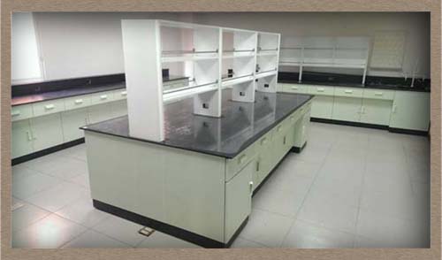 中央實驗桌(含藥架)