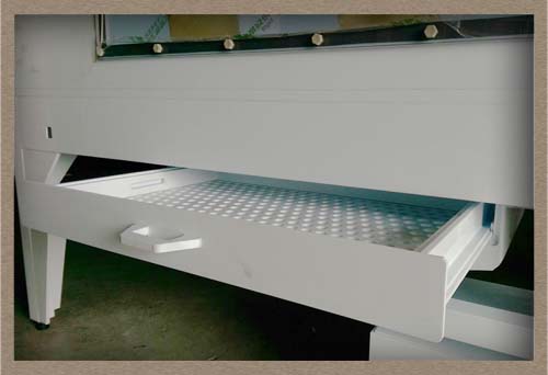 水槽內部抽屜式設計