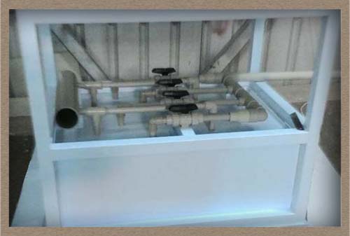 推車底部排氣/排液配管