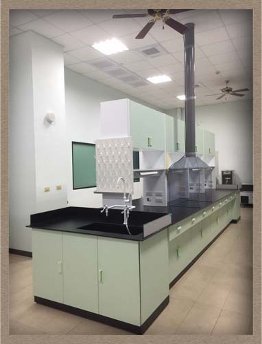 中央型實驗桌(含水槽/藥架)