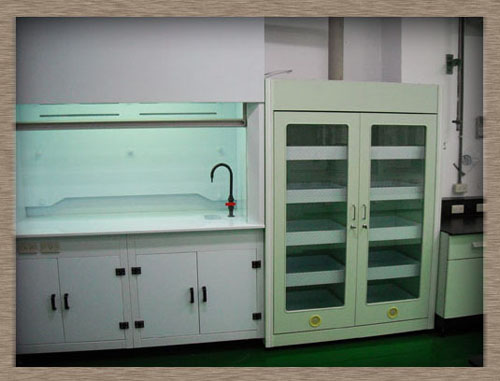 PP製排煙櫃/木製PP抽氣式藥品櫃(含配管工程)